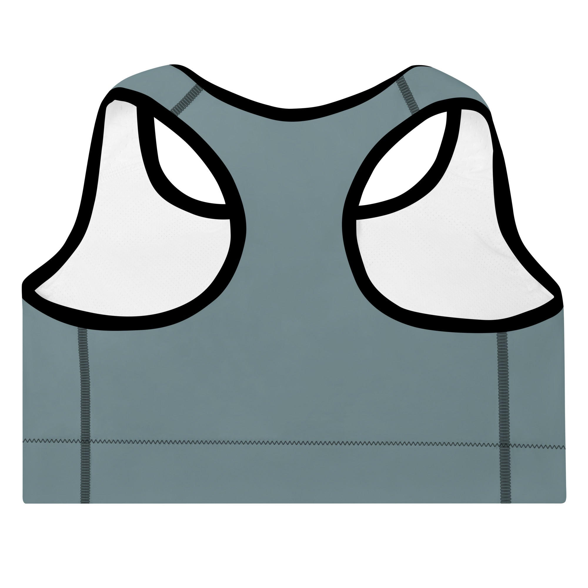 Gothic - Padded Sports Bra - Padded Sports Bra - DRAGON FOXX™ - Product mockup - 1351422_10862 - XS - Gothic - Blue/Grey - Dragon Foxx™ - Dragon Foxx™ Padded Sports Bra