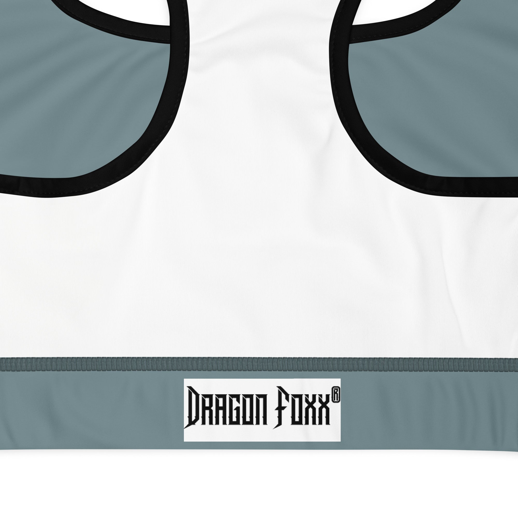 Gothic - Padded Sports Bra - Padded Sports Bra - DRAGON FOXX™ - Product mockup - 1351422_10862 - XS - Gothic - Blue/Grey - Dragon Foxx™ - Dragon Foxx™ Padded Sports Bra