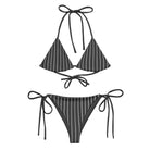 Graphite Noire Pinstripe Eco String BikiniEco String BikiniProduct mockup6664408_16553