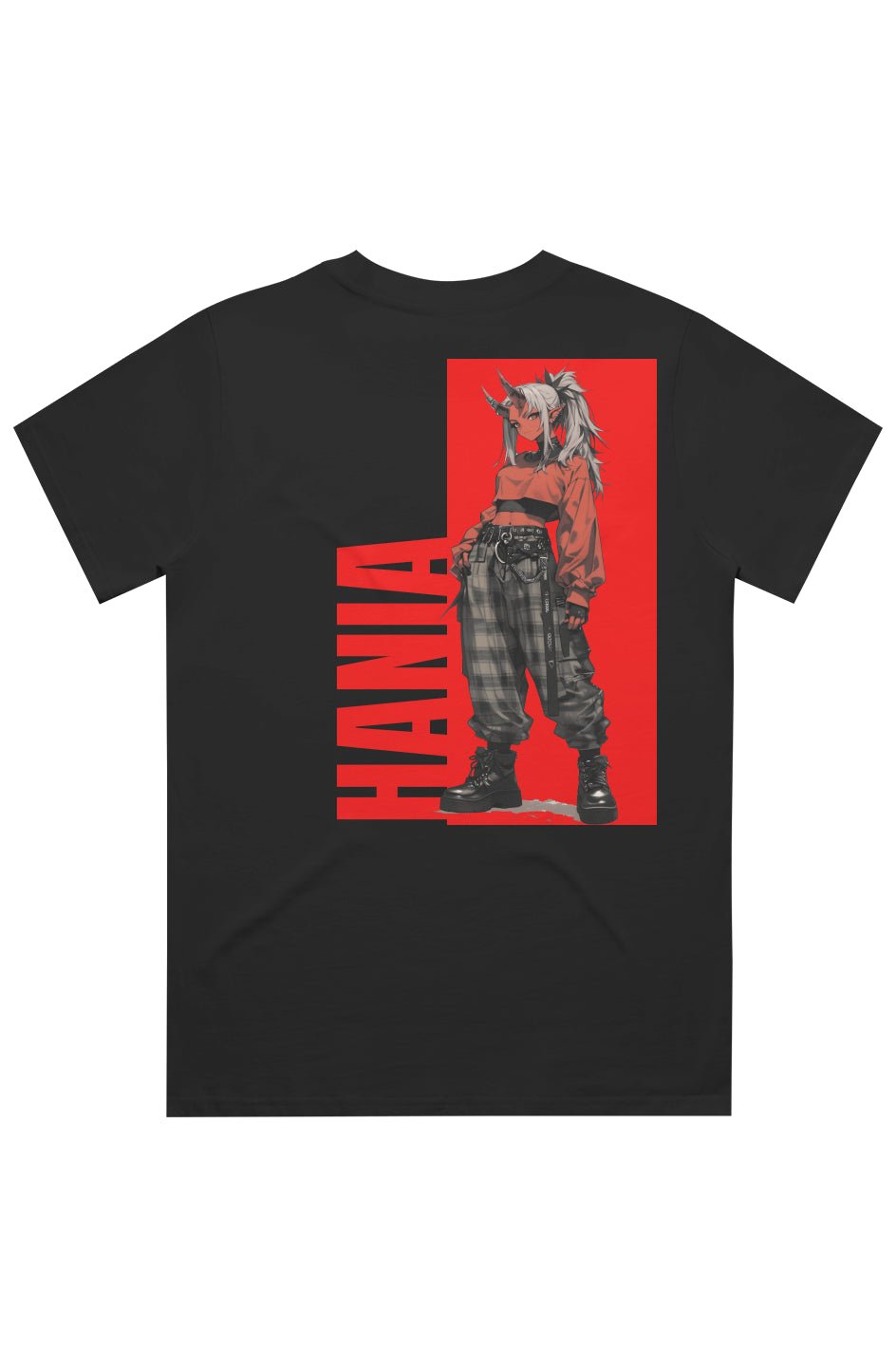 HANIA - Women's Graphic Tee - Women's T-shirt - Apliiq - HANIA - Women's Graphic Tee - APQ - 4888371S5A1 - xs - black - Black - Black T-shirt - Dragon Foxx HANIA - Women's Graphic Tee