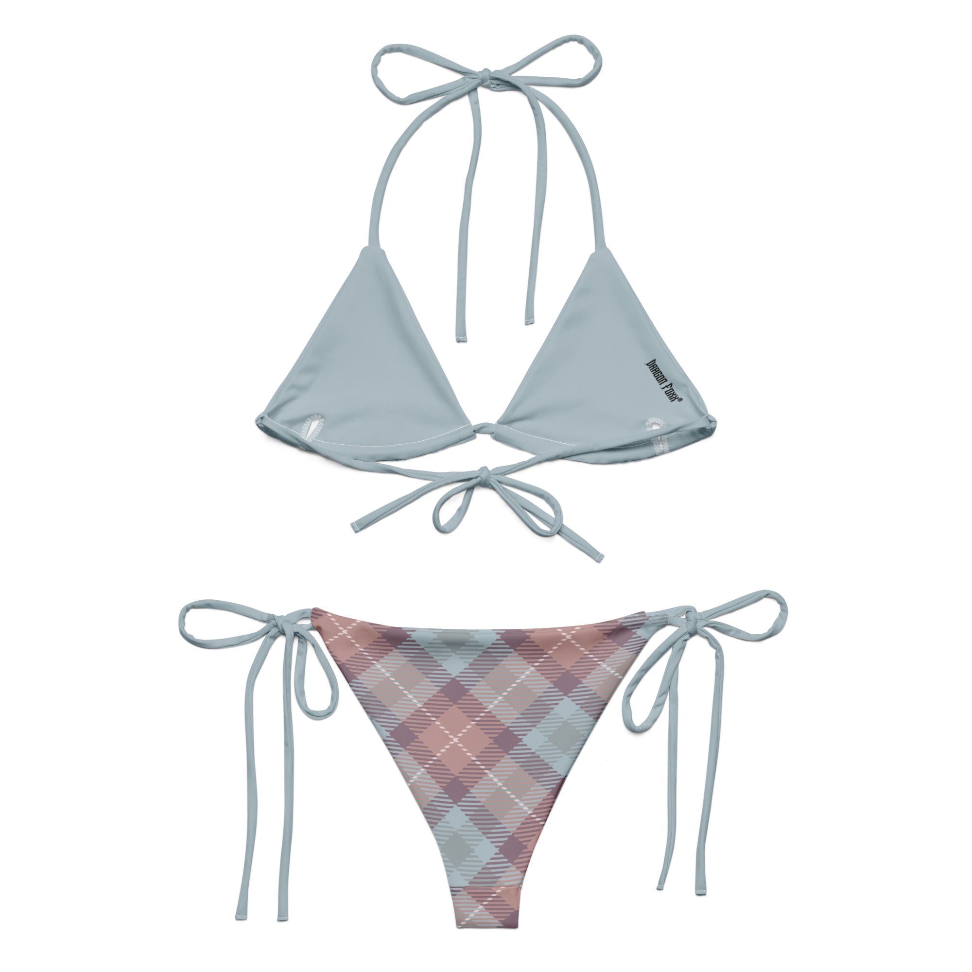 Harborblush Plaid Eco String BikiniEco String Bikini SetProduct mockup9867821_16553