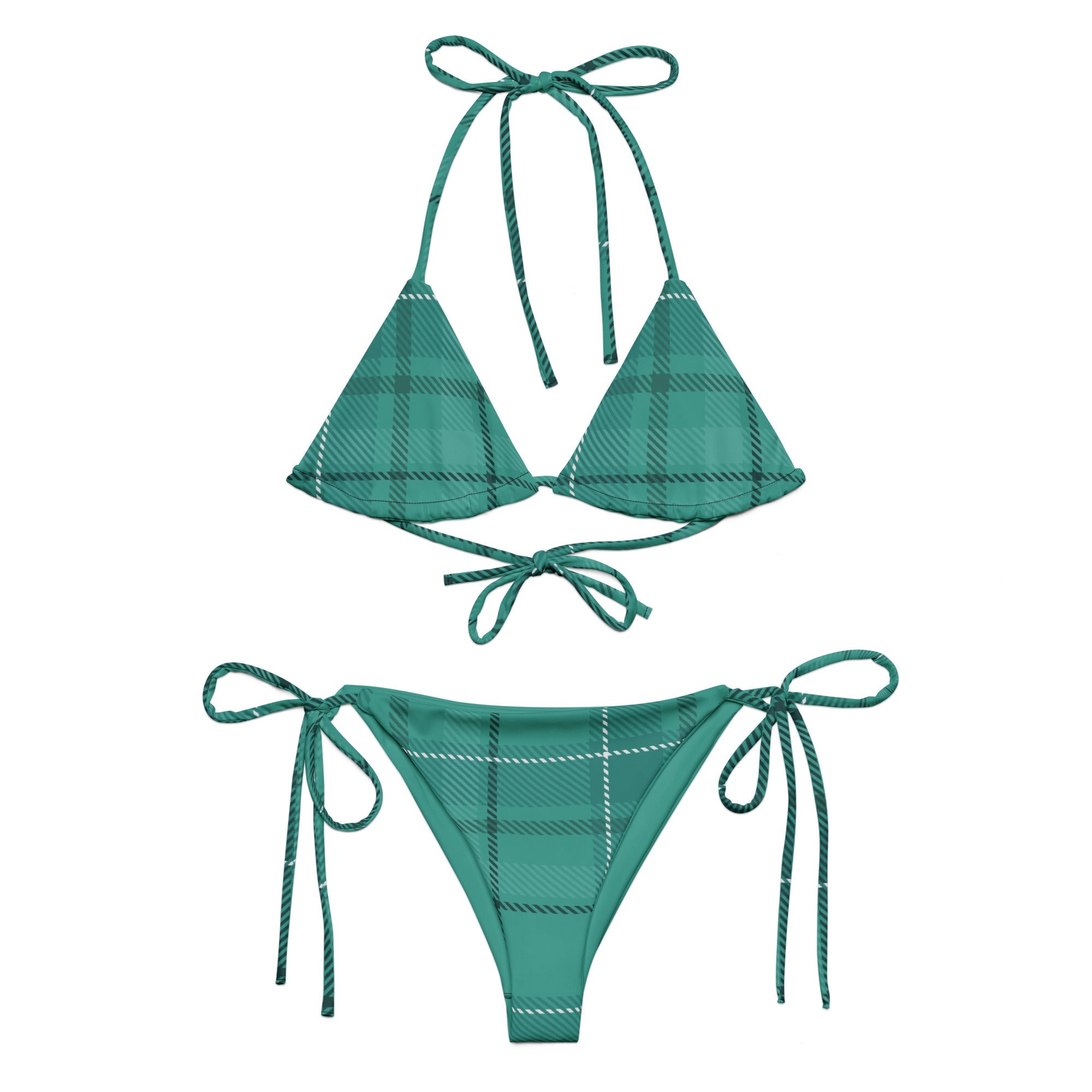 Harborline Plaid Eco String BikiniEco String BikiniProduct mockup3488966_16553