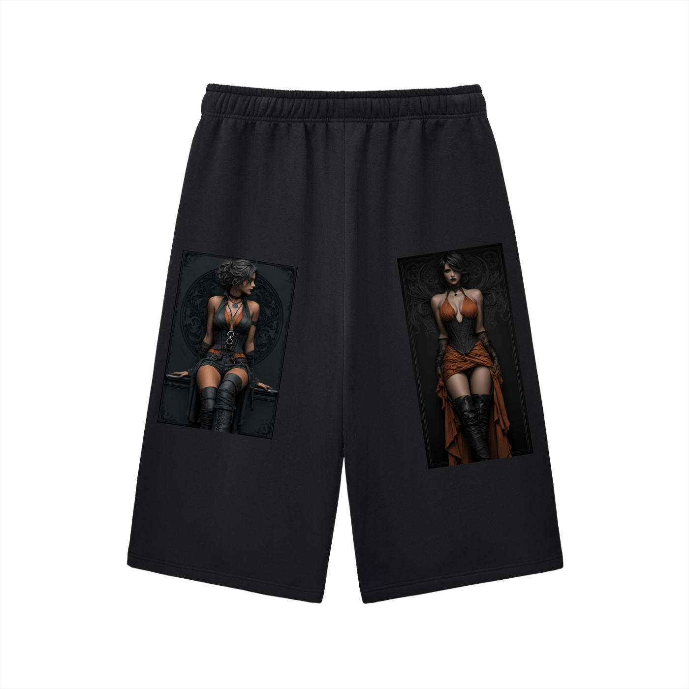 House of Esra Black Relaxed Drawstring 3/4 SweatpantsRelaxed Drawstring 3/4 SweatpantsHouse of Esra Black Relaxed Drawstring 3/4 Sweatpants251018PODPX0153001