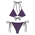 Imperial Violet Pinstripe Eco String BikiniEco String BikiniProduct mockup7556026_16553
