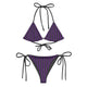 Imperial Violet Pinstripe Eco String BikiniEco String BikiniProduct mockup7556026_16553