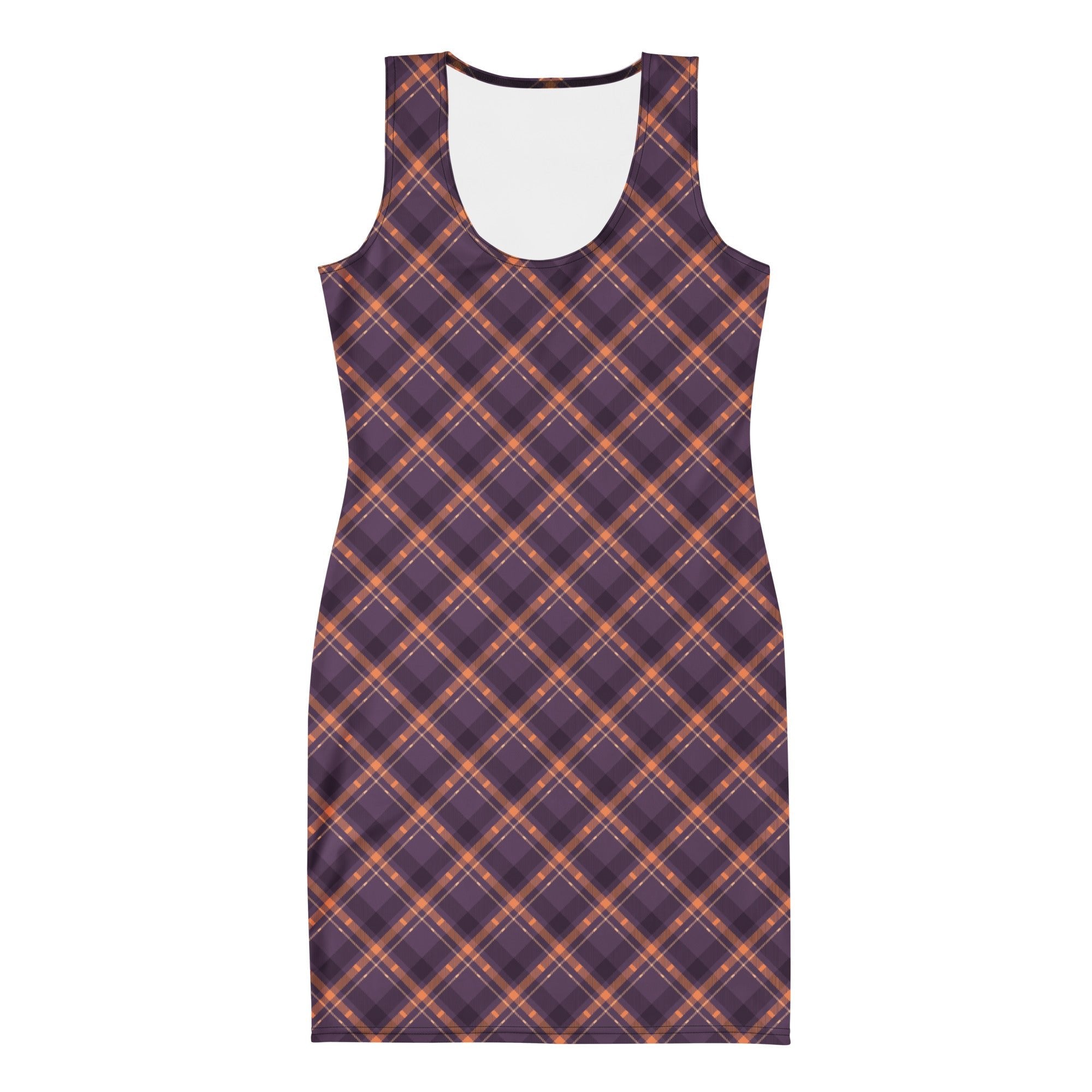Infernal Harvest Plaid Bodycon Dress XS / Infernal Harvest Plaid Infernal Harvest Plaid Bodycon Dress XS / Infernal Harvest Plaid