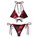 Inferno Red and Black Eco String BikiniEco - String Bikini SetProduct mockup8884194_16553