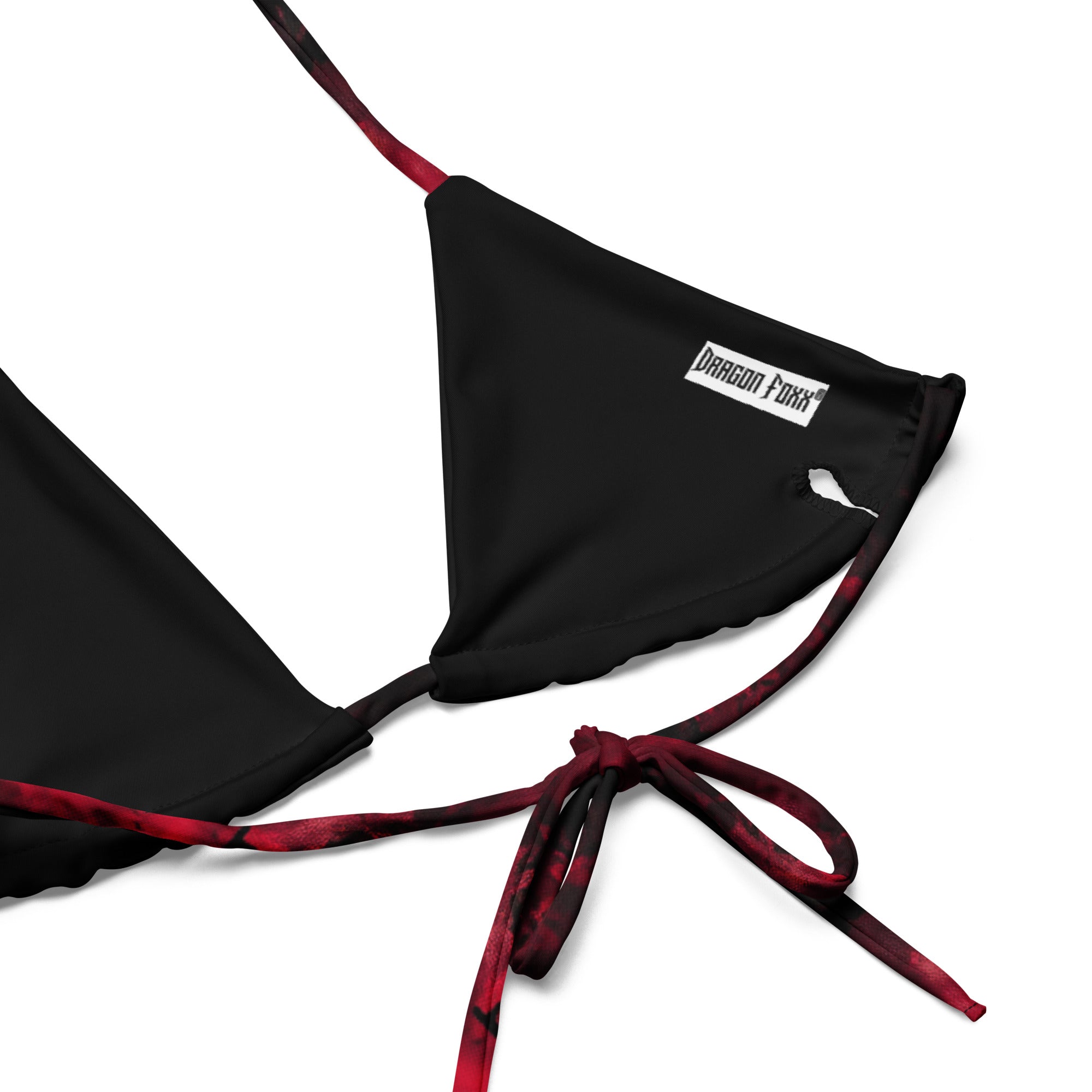 Inferno Red and Black Eco String BikiniEco - String Bikini SetProduct mockup8884194_16553