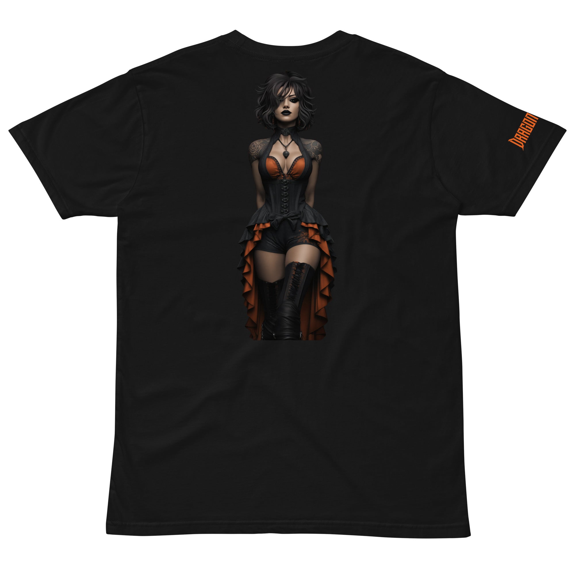 Kaedra Black Unisex Premium T-shirtUnisex Premium T-shirtProduct mockup6225921_18772