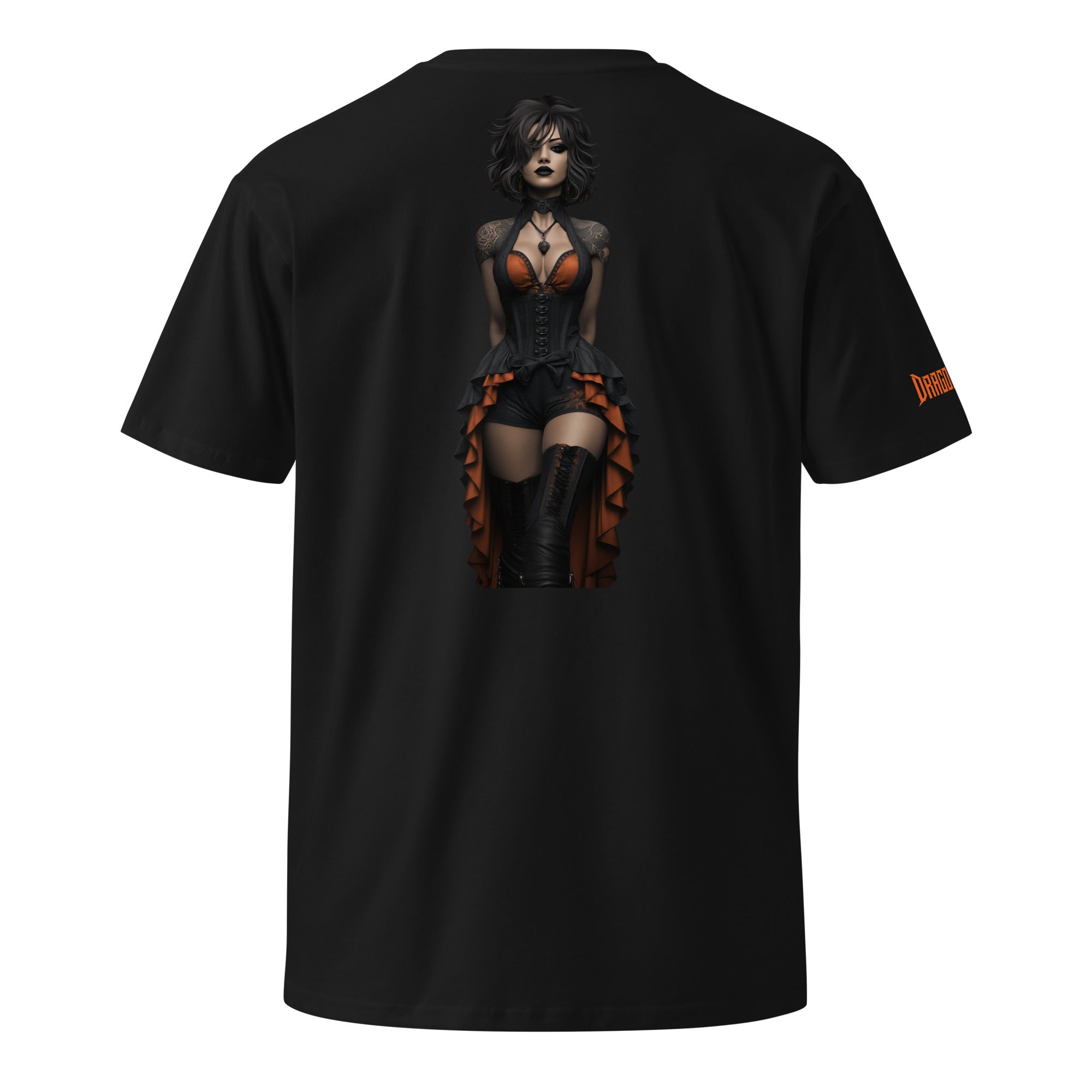 Kaedra Black Unisex Premium T-shirtUnisex Premium T-shirtProduct mockup6225921_18772