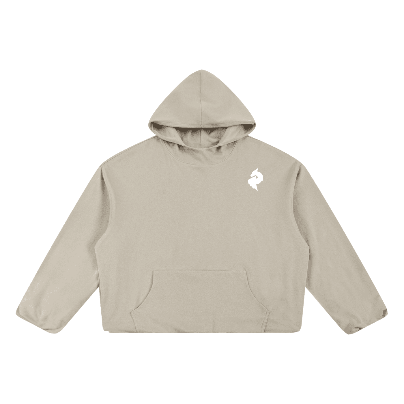 Khaki Boxy Gather - Hem HoodieBoxy Gather - Hem HoodieKhaki Boxy Gather - Hem Hoodie260111PODRB2505001