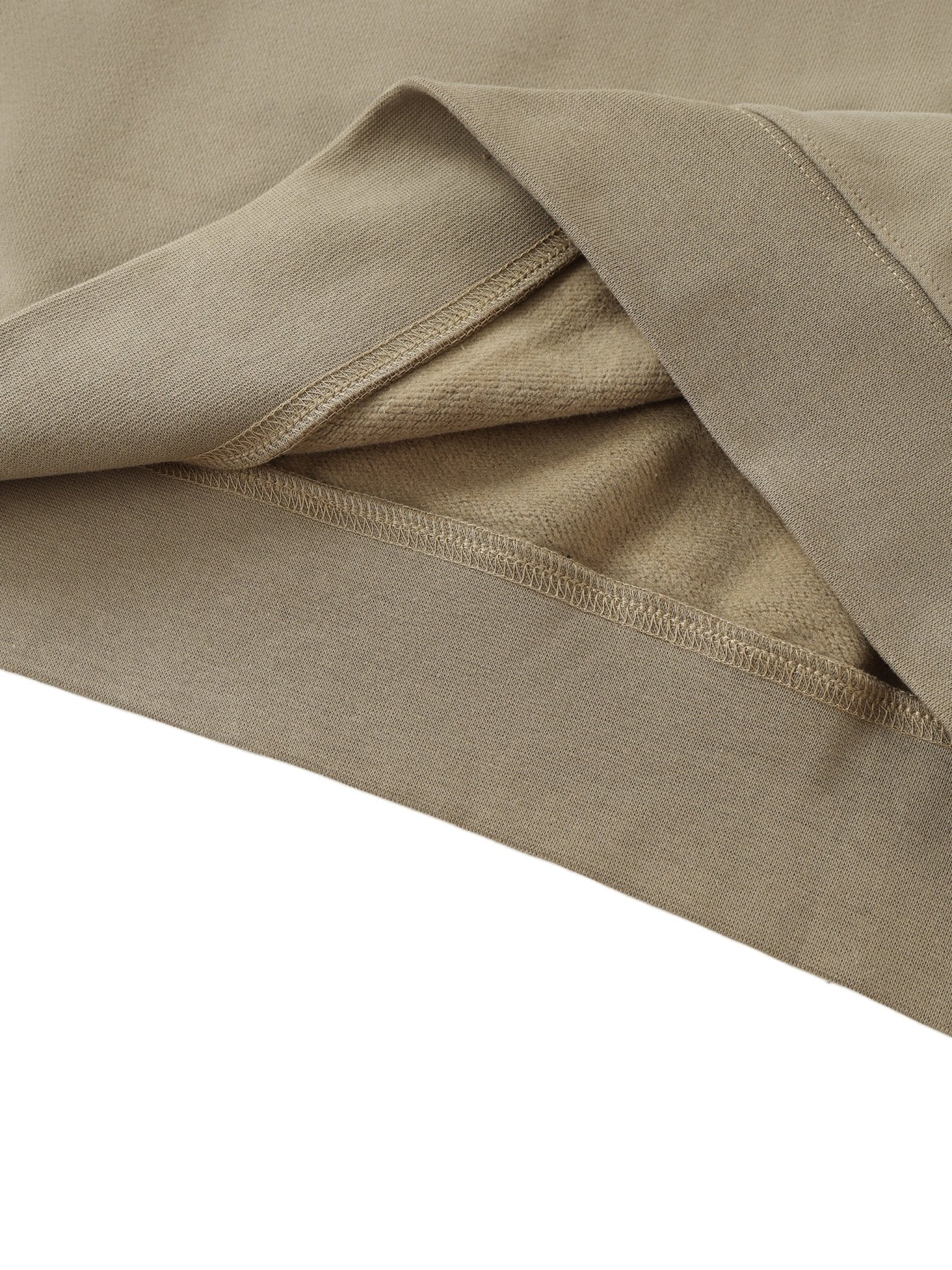 Khaki Heavyweight Patch Pocket Crewneck SweatshirtHeavyweight Patch Pocket Crewneck SweatshirtKhaki Heavyweight Patch Pocket Crewneck Sweatshirt251017PODRA1541001