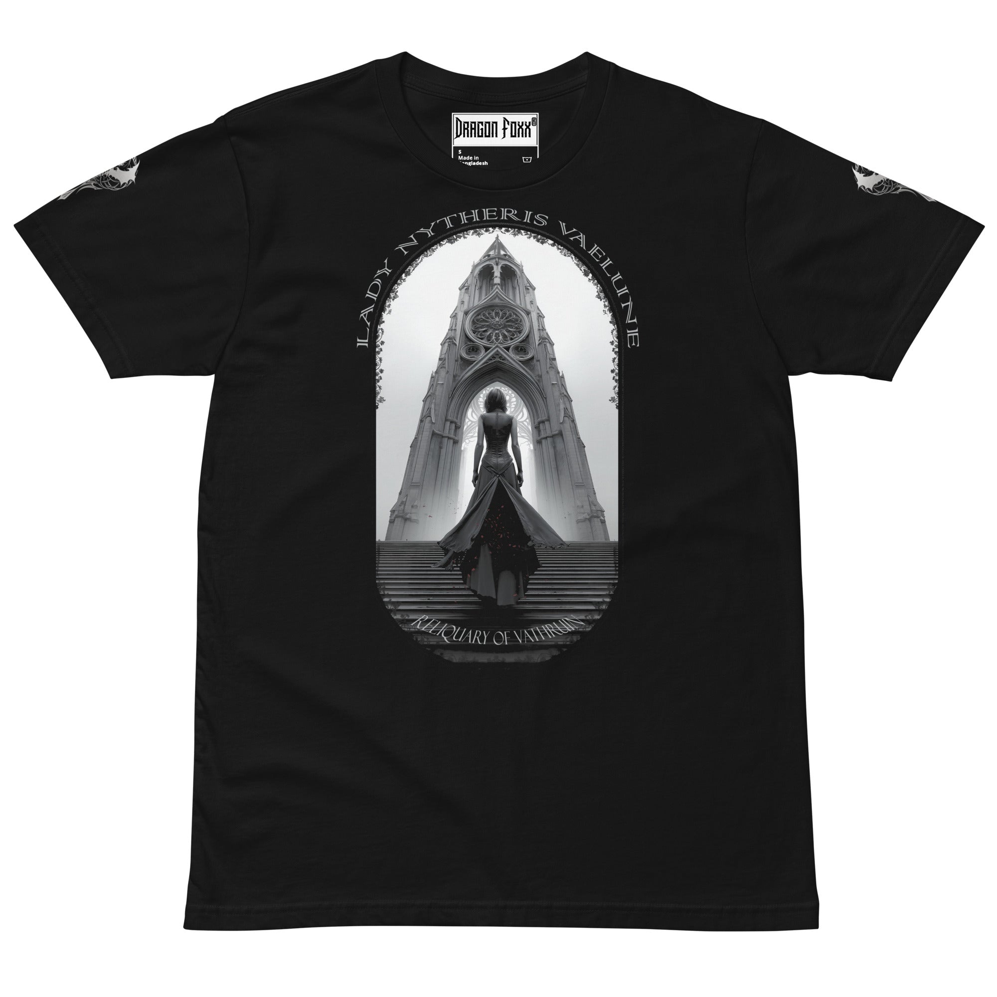 Lady Nytheris Vaelune Unisex Premium Black T-shirtUnisex Premium T-shirtProduct mockup6591931_18772