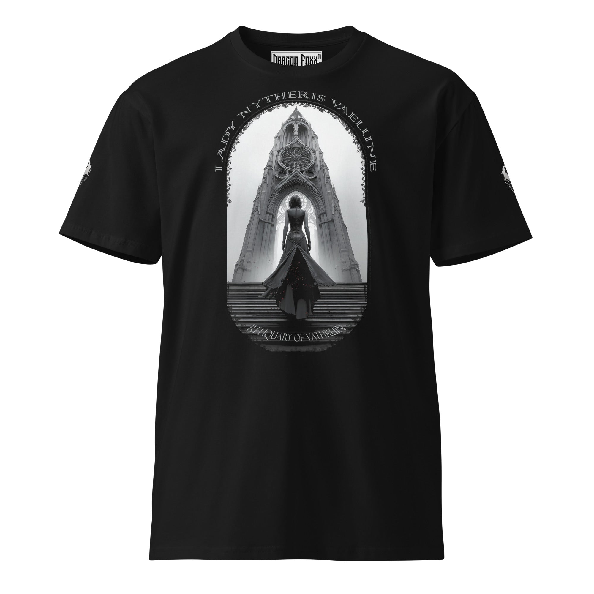 Lady Nytheris Vaelune Unisex Premium Black T-shirtUnisex Premium T-shirtProduct mockup6591931_18772