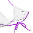 Lavender Pulse Eco String Bikini Set - Eco String Bikini Set - DRAGON FOXX™ - Lavender Pulse Eco String Bikini Set - 2053512_16553 - 2XS - Purple Halftone - Bikini Set - Dragon Foxx® - Dragon Foxx® Eco String Bikini