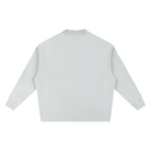 Light Gray Knitted Round Neck Oversize SweatshirtKnitted Round Neck Oversize SweatshirtLight Gray Knitted Round Neck Oversize Sweatshirt251012PODRA1160001