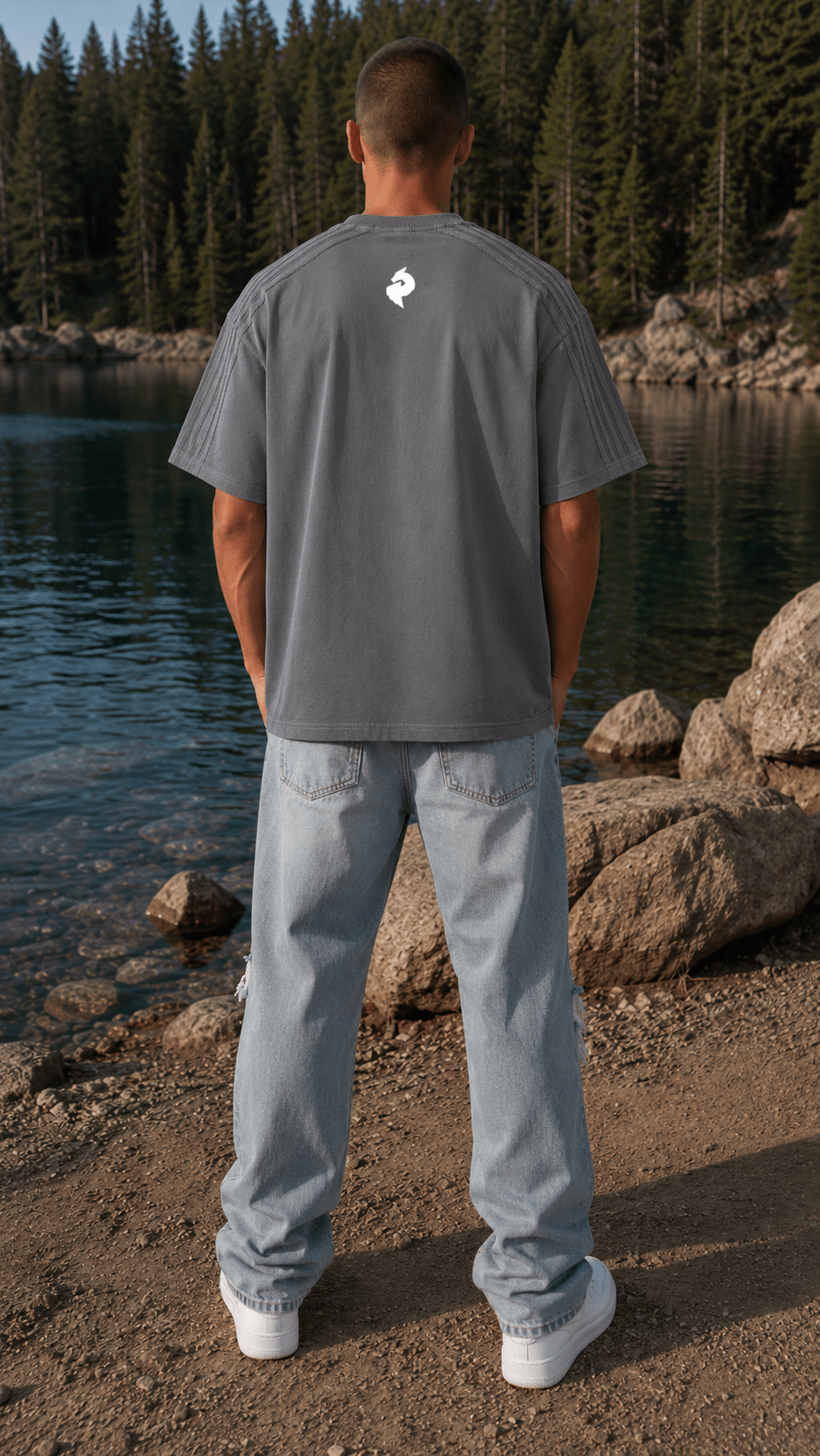 Light Gray Vintage Wash Boxy T-ShirtVintage Wash Boxy T-ShirtLight Gray Vintage Wash Boxy T-Shirt260508PODPQ1481001