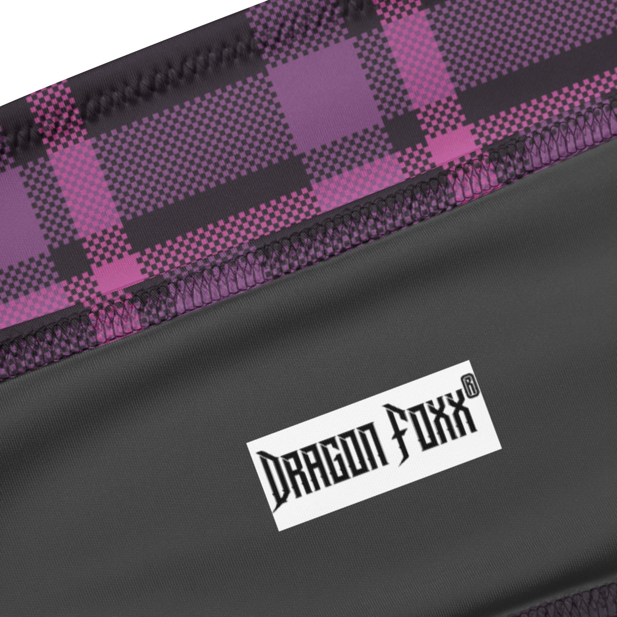 Lilac Havoc Plaid Eco Bandeau BikiniEco Bandeau Bikini SetsProduct mockup3606603_22671