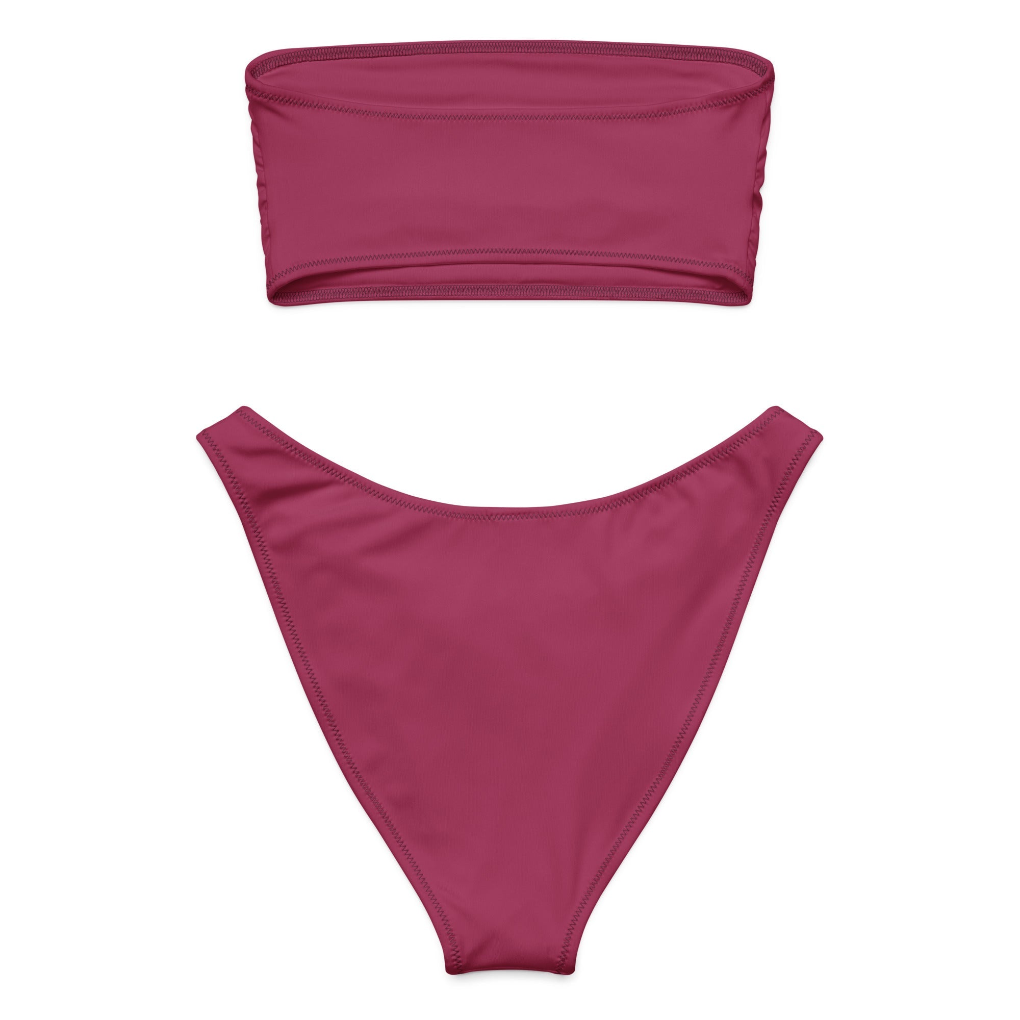 Lipstick Eco Bandeau BikiniProduct mockup3809207_22671