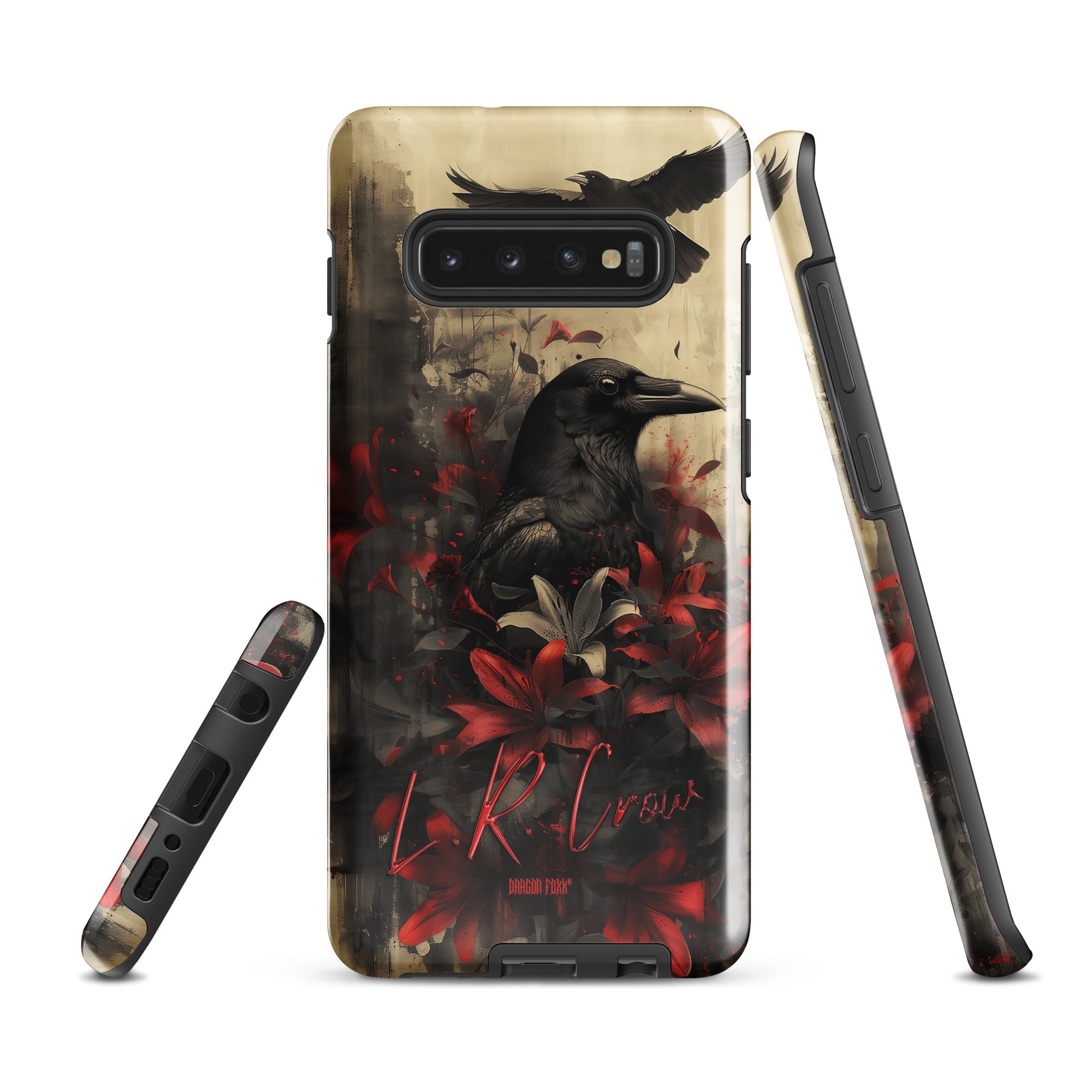 L.R. Crow - Dragon Foxx® Phone for Samsung® - Samsung® Galaxy Phone Case - DRAGON FOXX™ - L.R. Crow - Dragon Foxx® Phone for Samsung® - 6469795_16969 - Samsung Galaxy S10 Plus - Accessories - Art Phone Case - Crow Phone Case