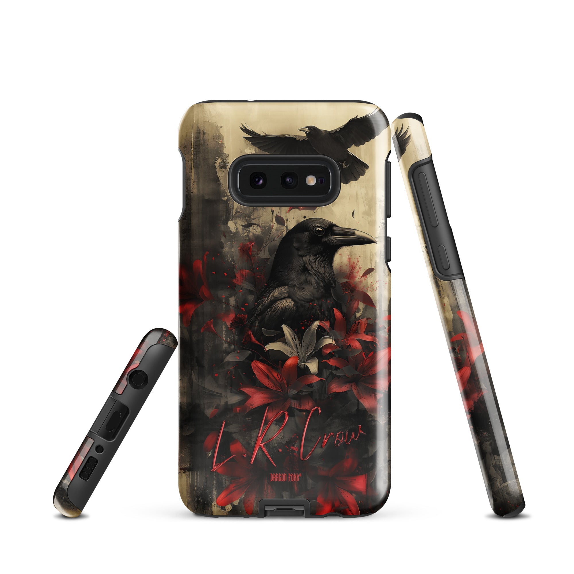 L.R. Crow - Dragon Foxx® Phone for Samsung® - Samsung® Galaxy Phone Case - DRAGON FOXX™ - L.R. Crow - Dragon Foxx® Phone for Samsung® - 6469795_16973 - Samsung Galaxy S10e - Accessories - Art Phone Case - Crow Phone Case