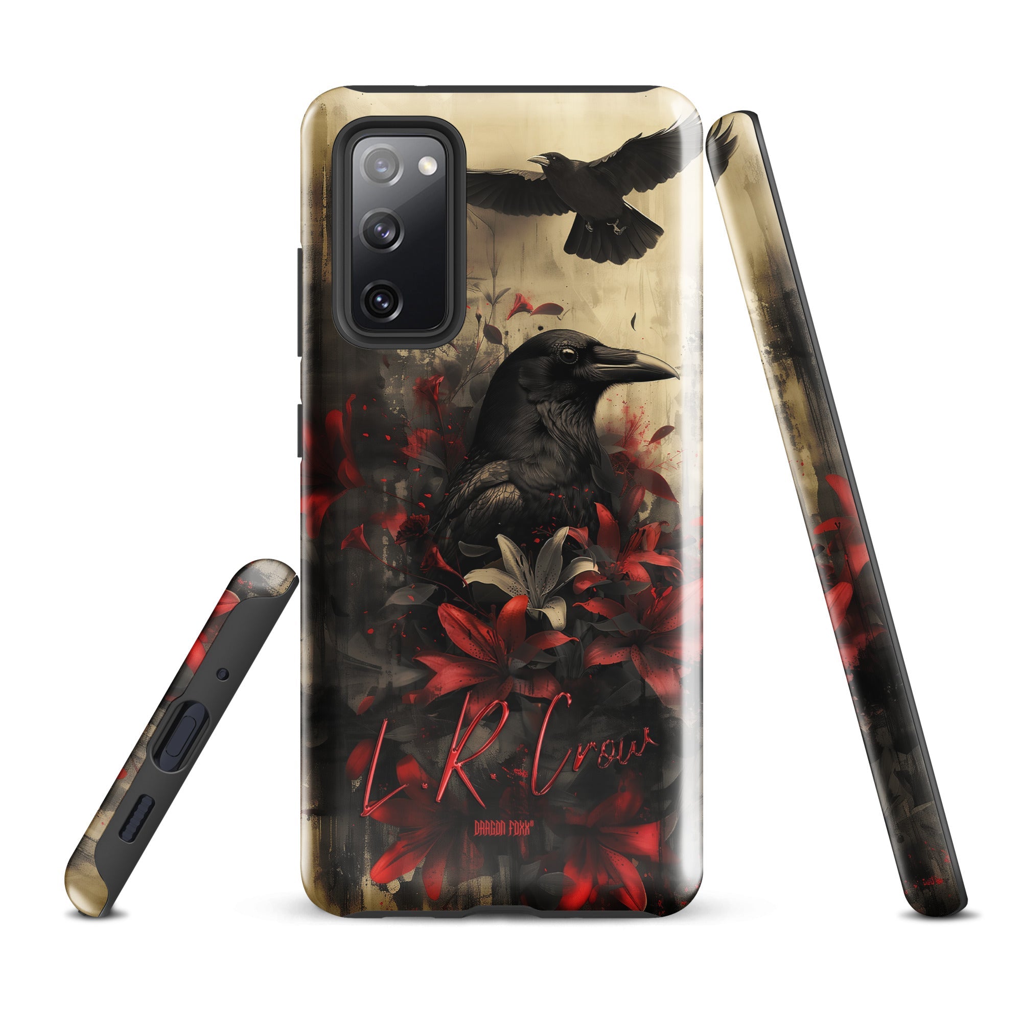 L.R. Crow - Dragon Foxx® Phone for Samsung® - Samsung® Galaxy Phone Case - DRAGON FOXX™ - L.R. Crow - Dragon Foxx® Phone for Samsung® - 6469795_16975 - Samsung Galaxy S20 FE - Accessories - Art Phone Case - Crow Phone Case