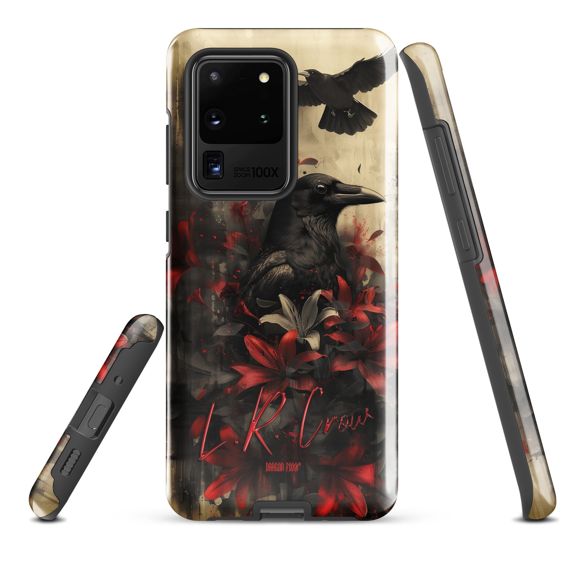 L.R. Crow - Dragon Foxx® Phone for Samsung® - Samsung® Galaxy Phone Case - DRAGON FOXX™ - L.R. Crow - Dragon Foxx® Phone for Samsung® - 6469795_16979 - Samsung Galaxy S20 Ultra - Accessories - Art Phone Case - Crow Phone Case