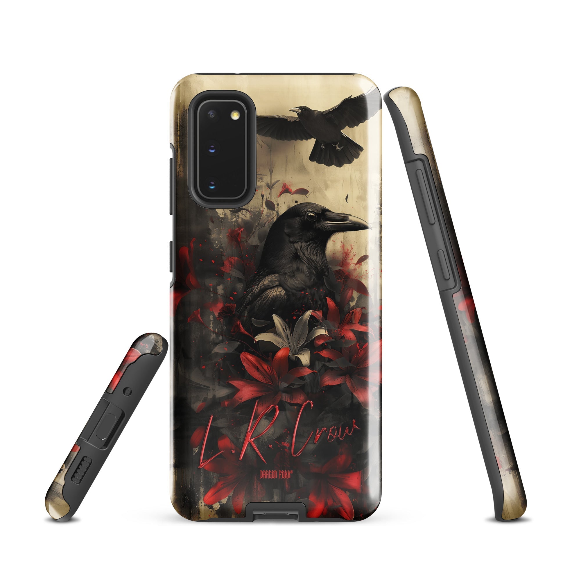 L.R. Crow - Dragon Foxx® Phone for Samsung® - Samsung® Galaxy Phone Case - DRAGON FOXX™ - L.R. Crow - Dragon Foxx® Phone for Samsung® - 6469795_16981 - Samsung Galaxy S20 - Accessories - Art Phone Case - Crow Phone Case