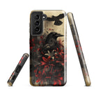 L.R. Crow - Dragon Foxx® Phone for Samsung® - Samsung® Galaxy Phone Case - DRAGON FOXX™ - L.R. Crow - Dragon Foxx® Phone for Samsung® - 6469795_16983 - Samsung Galaxy S21 FE - Accessories - Art Phone Case - Crow Phone Case