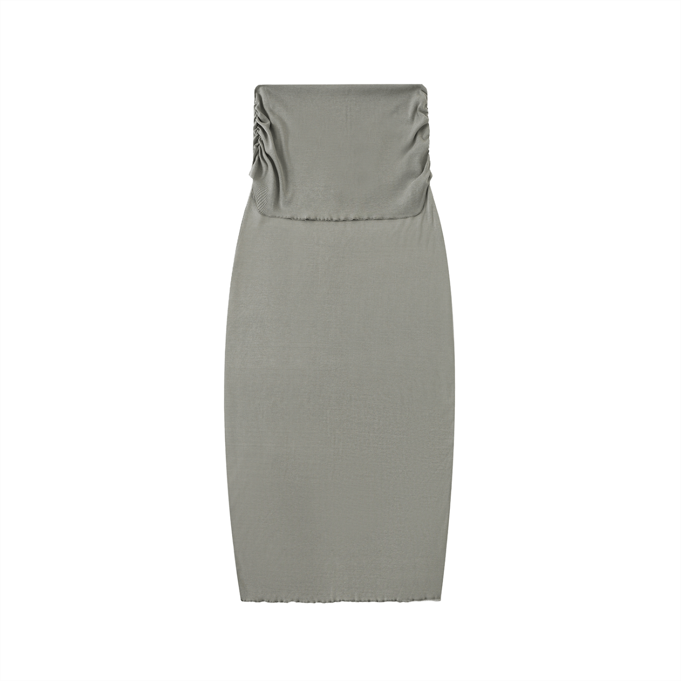 Medium Gray Dyed Washed Straight Hip - Hugging Slim Maxi SkirtSlim Maxi SkirtMedium Gray Dyed Washed Straight Hip - Hugging Slim Maxi Skirt250921PODBL0797001