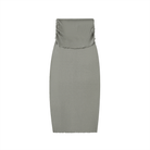 Medium Gray Dyed Washed Straight Hip - Hugging Slim Maxi SkirtSlim Maxi SkirtMedium Gray Dyed Washed Straight Hip - Hugging Slim Maxi Skirt250921PODBL0797001