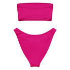 Medium Violet Red Eco Bandeau BikiniEco Bandeau Bikini SetsProduct mockup3871062_22671