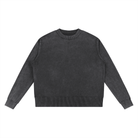Men's Black Mineral Wash Oversized SweaterMen's SweatshirtsMen's Black Mineral Wash Oversized Sweater260111PODFG2574001