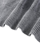 Men's Gray Mineral Wash Oversized SweaterMen's SweatshirtsMen's Gray Mineral Wash Oversized Sweater260111PODFG2581001