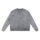 Men's Gray Mineral Wash Oversized SweaterMen's SweatshirtsMen's Gray Mineral Wash Oversized Sweater260111PODFG2581001