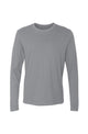 Men's Heather Gray Cotton Long - Sleeve CrewMen's Long Sleeve T-shirtsMen's Heather Gray Cotton Long - Sleeve CrewAPQ - 4584901S5A0
