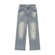 Men's Vintage Wash Distressed Denim Blue JeansMen's JeansMen's Vintage Wash Distressed Denim Blue Jeans260111PODSX2546001