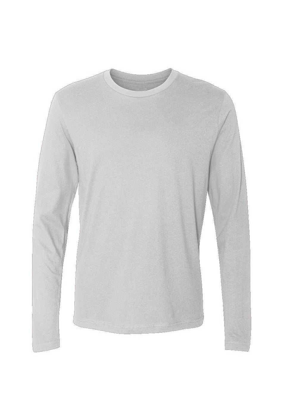 Men's White Cotton Long-Sleeve Crew - Men's Long Sleeve T-shirt - Apliiq - Men's White Cotton Long-Sleeve Crew - APQ-4584890S5A0 - xs - white - Cotton Long-Sleeve T-shirt - Dragon Foxx™ - Dragon Foxx™ Men's Cotton Long-Sleeve T-Shirt