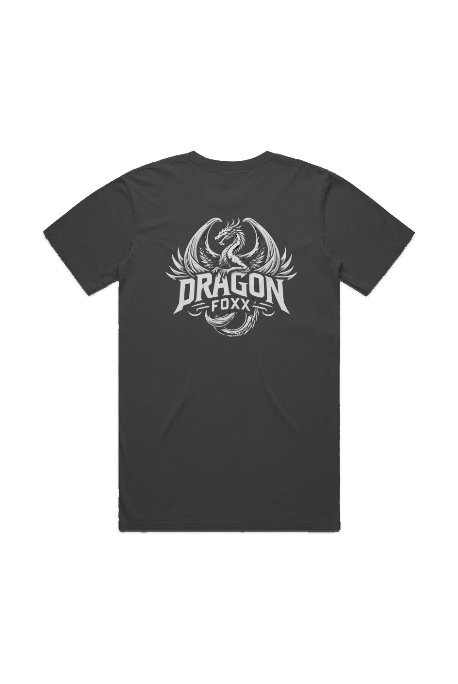 Men's White Dragon Faded Black Tee - Men's T-Shirts - Apliiq - Men's White Dragon Black Faded Tee - APQ-4587087S6A1 - s - Faded Black - Dragon Foxx™ - Dragon Foxx™ Men's Shirts - Dragon Foxx™ Men's T-shirt