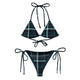 Midnight Harbor Plaid Eco String BikiniEco String BikiniProduct mockup3008709_16553