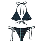 Midnight Harbor Plaid Eco String BikiniEco String BikiniProduct mockup3008709_16553