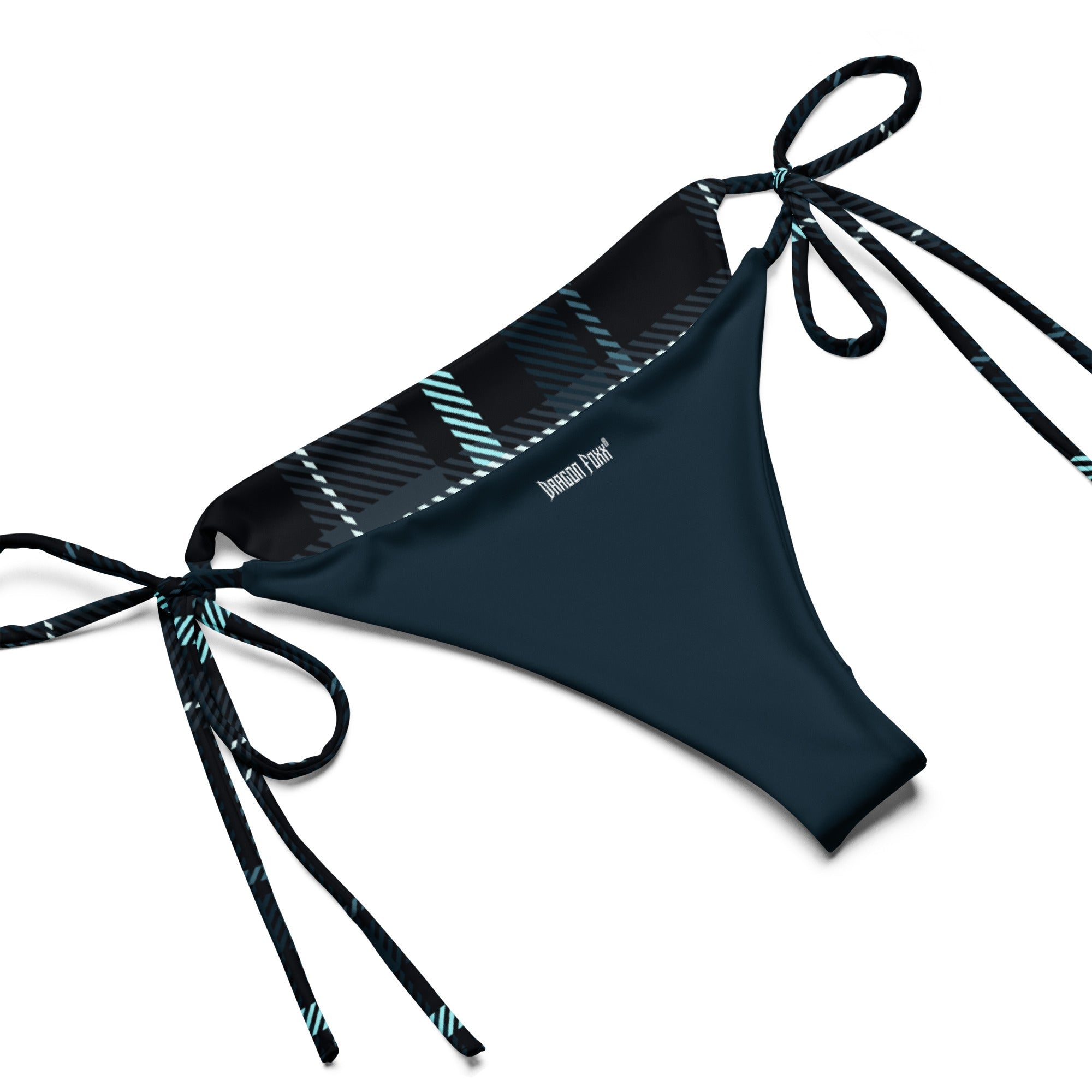 Midnight Harbor Plaid Eco String BikiniEco String BikiniProduct mockup3008709_16553