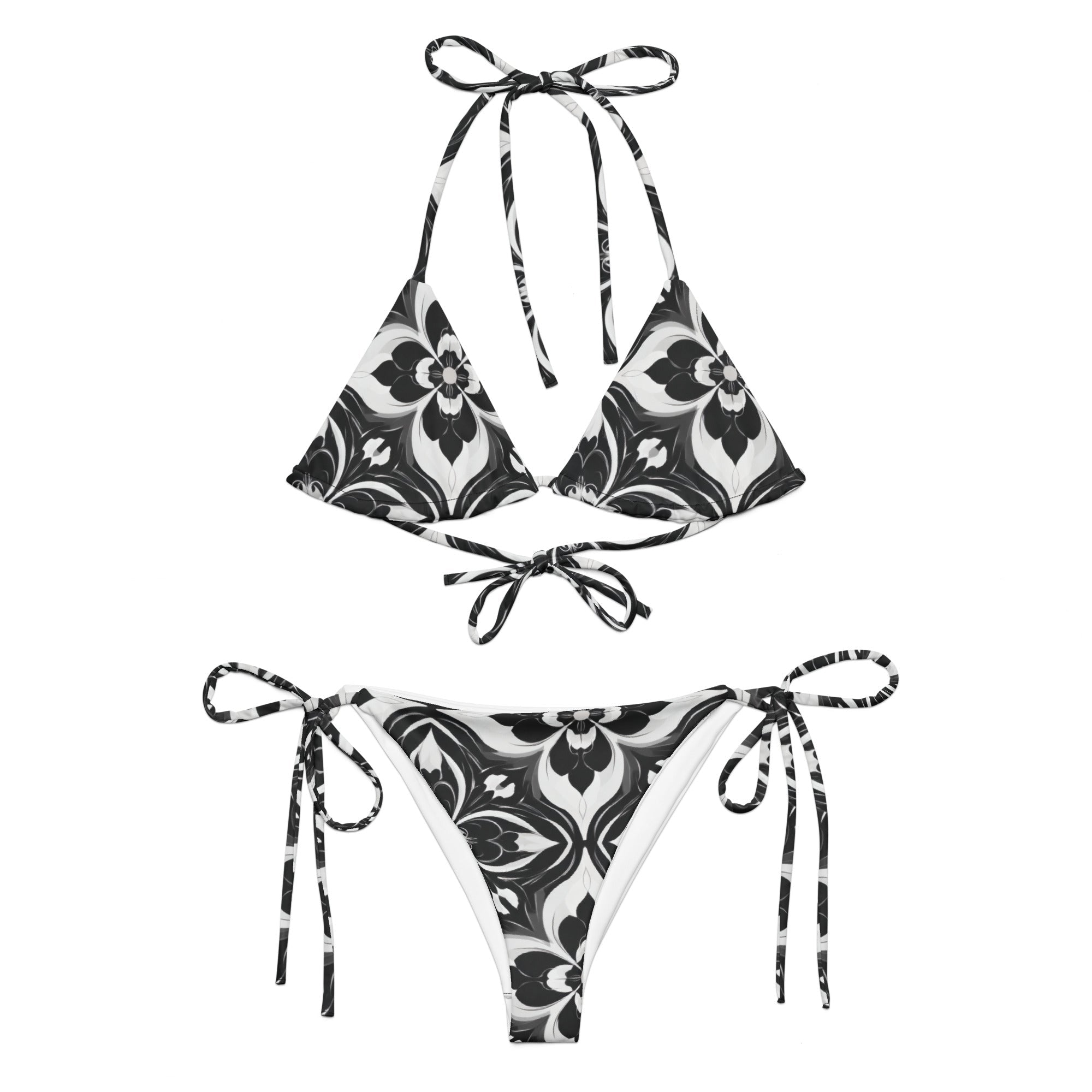 Noir Rosette Veil Eco String BikiniEco String BikiniProduct mockup6358444_16553