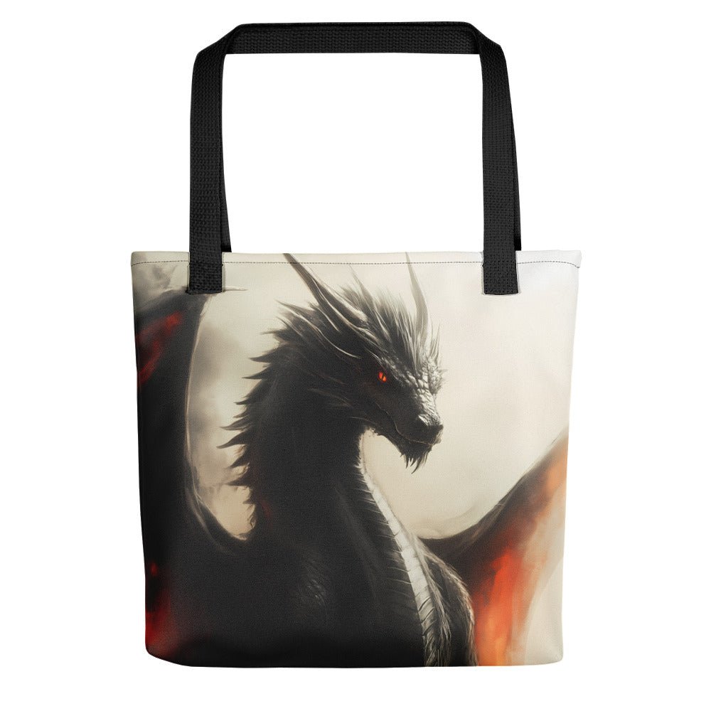 Obsidian Inferno - Dragon Tote BagTote Bags7597765_4533