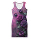 Pasion - Purple Roses Bodycon DressBodycon Dress3874993_7788