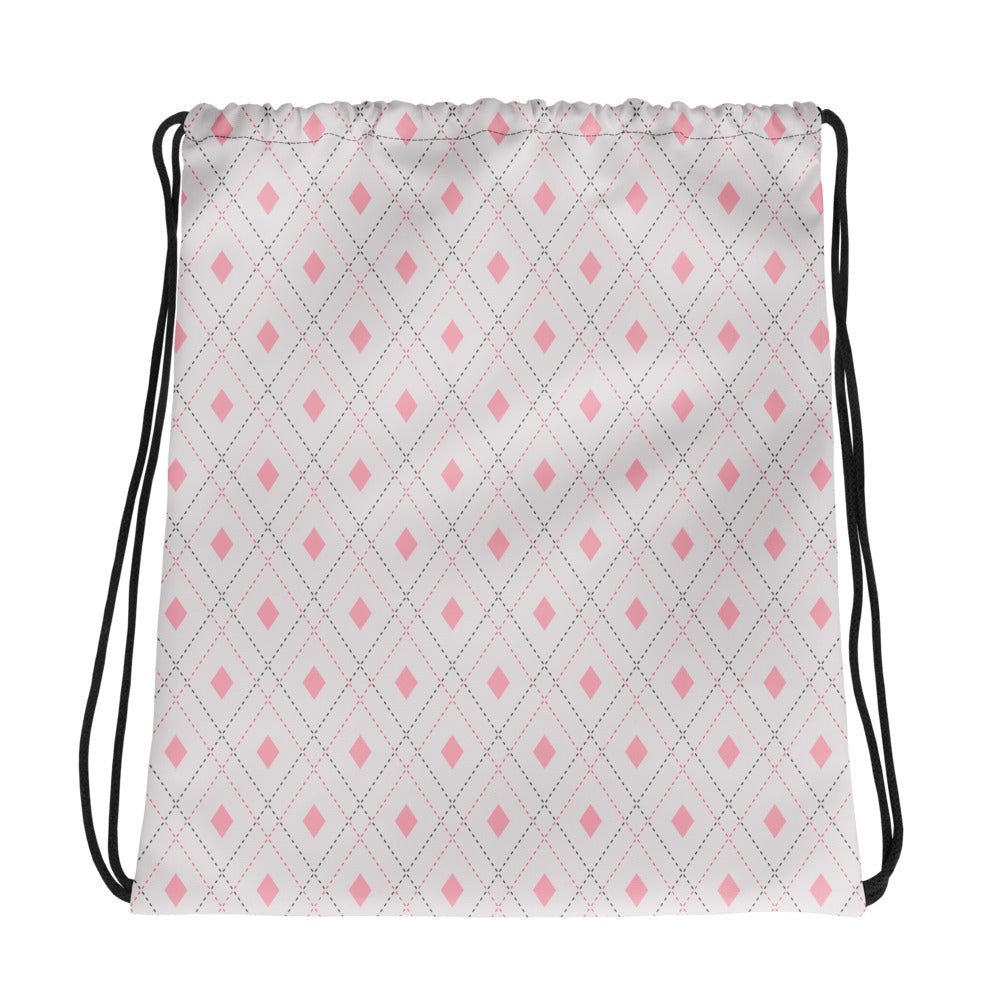 Pink Diamond Nexus Drawstring BagDrawstring BagProduct mockup1592219_8894