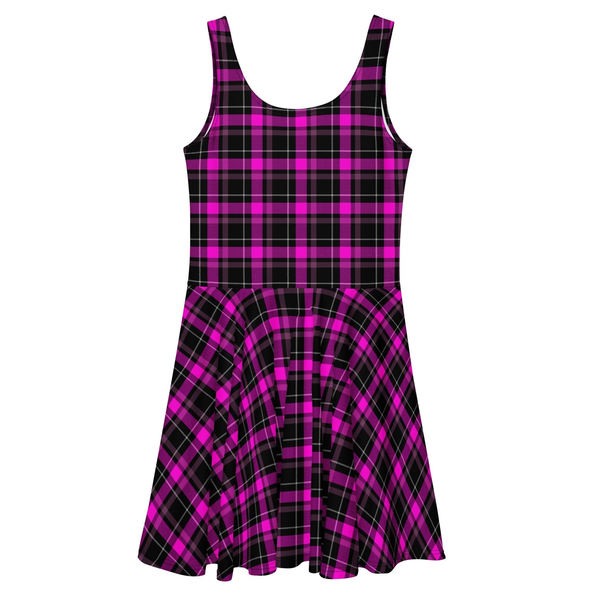 Pink Hexfire Plaid Skater DressSkater DressProduct mockup1883406_9613