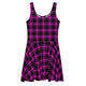 Pink Hexfire Plaid Skater DressSkater DressProduct mockup1883406_9613