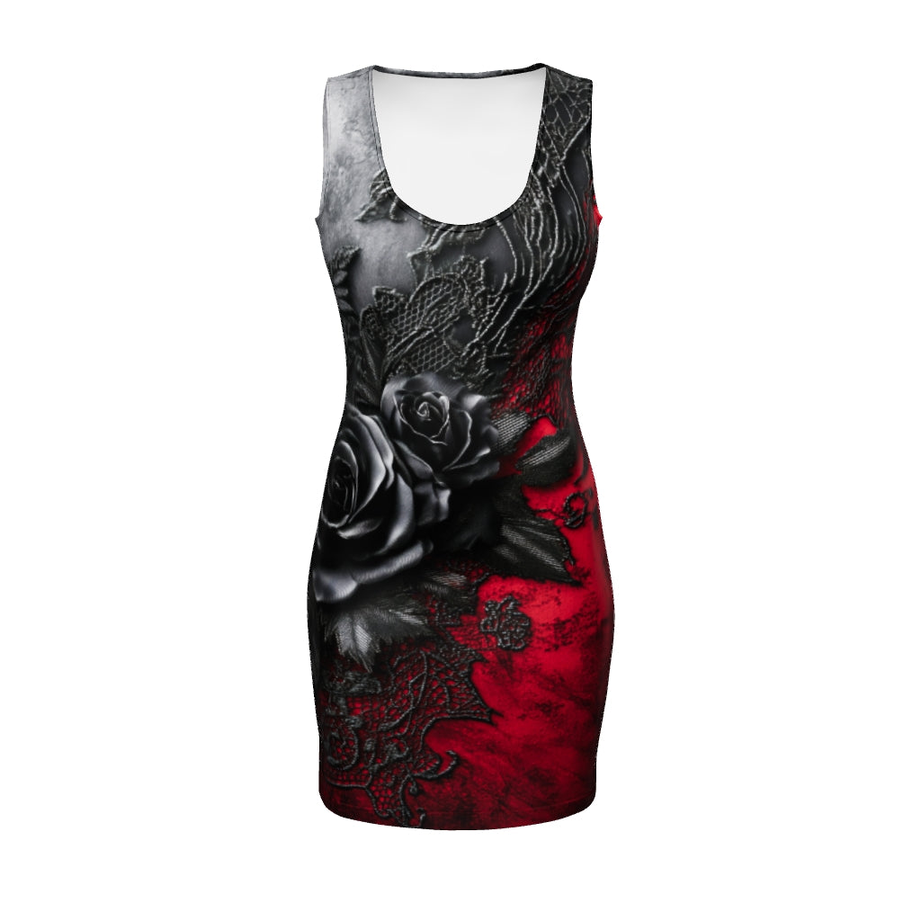 Blackrose Velvet Bodycon Dress Dragon Foxx® Bodycon Dress $52.99 $52.99