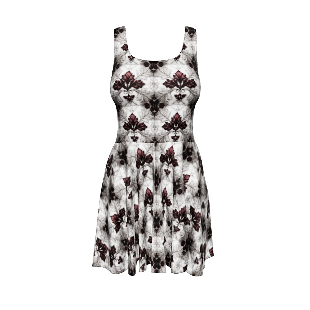 Crimson Halethorn Skater Dress